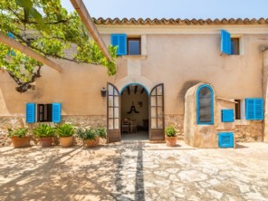 6 Bedroom Farmhouse with Pool and Sea Views in South East Mallorca, Balearic Islands, Spain